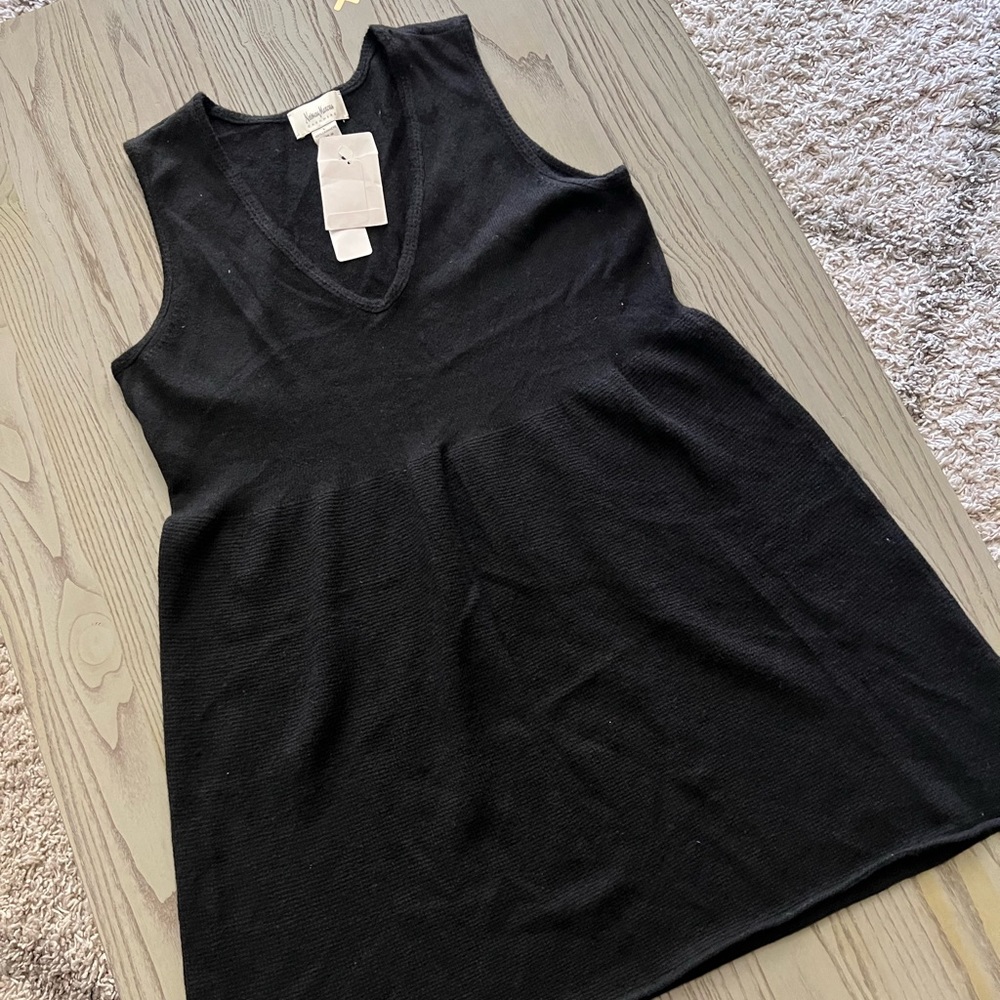 Neiman Marcus Black Mini Dress
